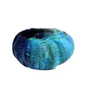 Golden Age Of Opulent Beauty (Green) - Feather Hat Band 1