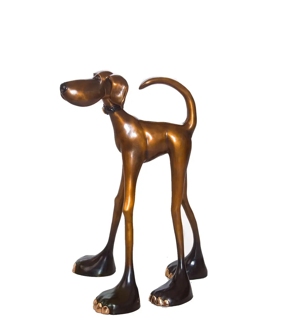 Bronze Sculpture "Half Stretch" By Marty Goldstein 1