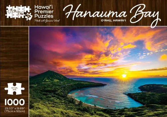 "Hanauma Bay" Wooden Jigsaw Puzzle 1