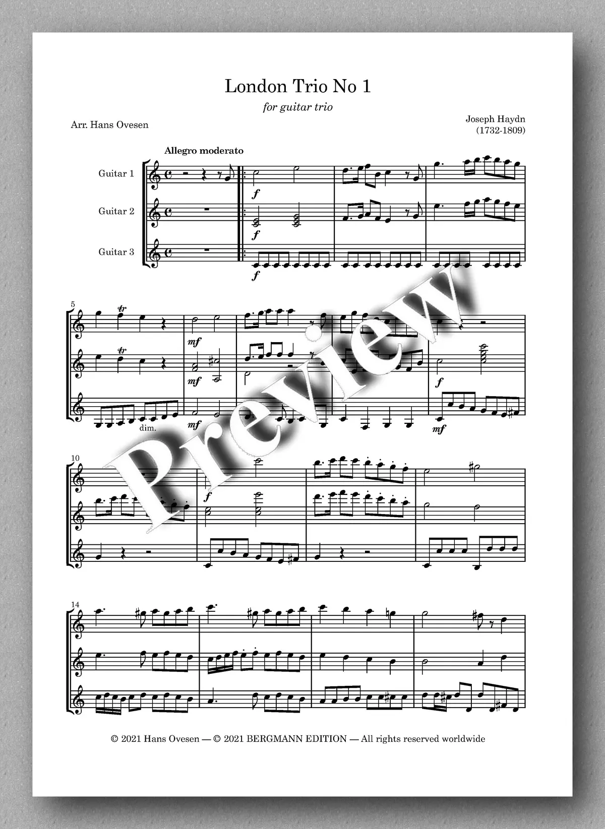 Haydn-Ovesen, London Trios No. 1-2 2