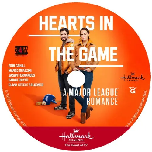 Hearts In The Game Dvd Movie 2023 - Erin Cahill 1