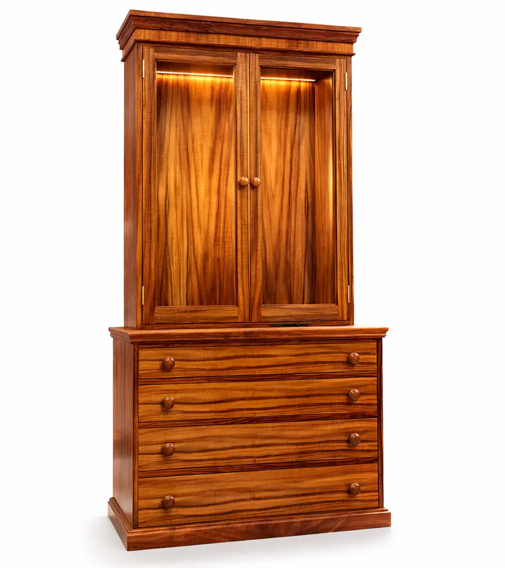 Heritage China Hutch With One Pair Of Double Doors 1