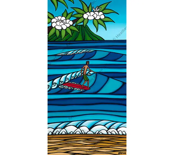 Honolulu Surf By Heather Brown - Limited Edition Giclee 1