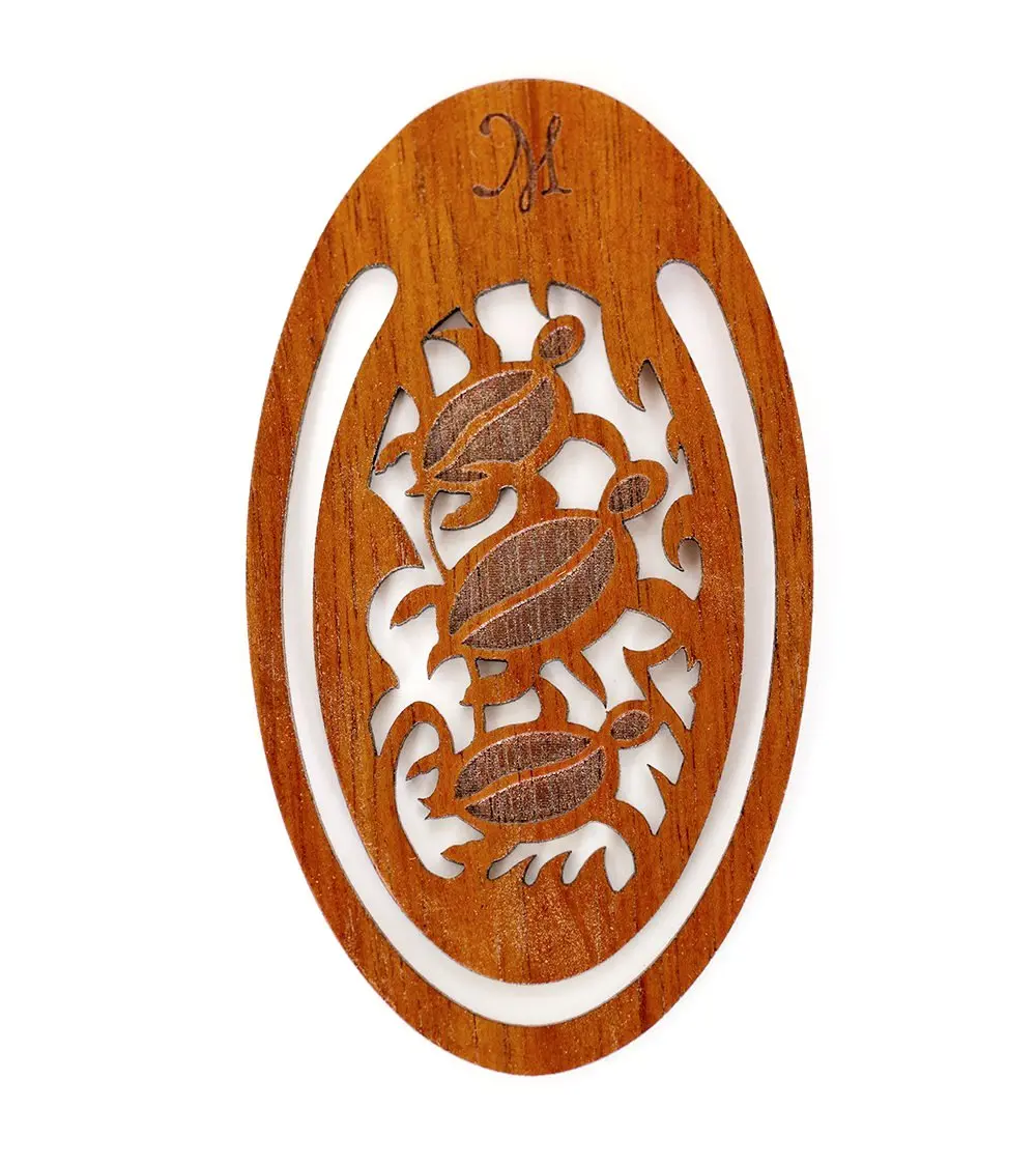 Koa Bookmark - 3 Honu 1