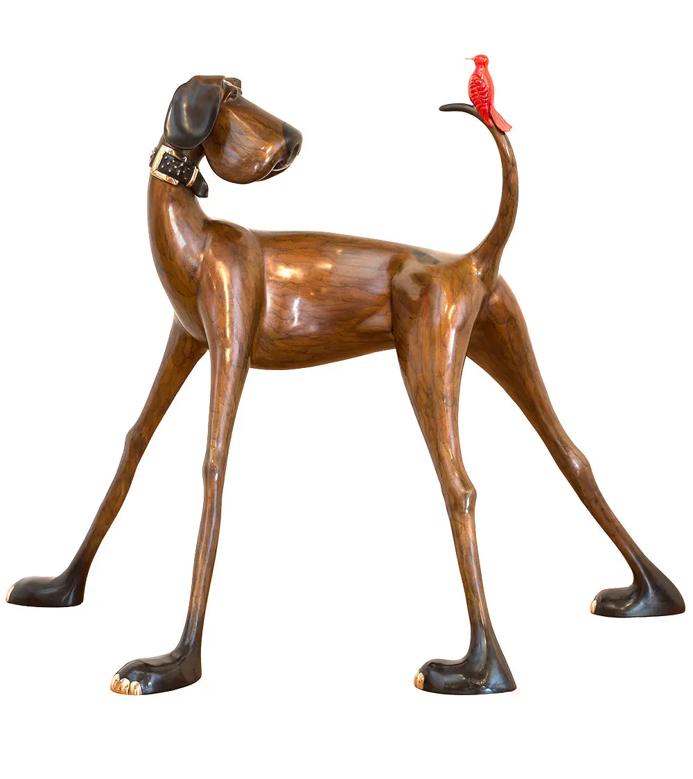 Bronze Sculpture "Howard" By Marty Goldstein 1