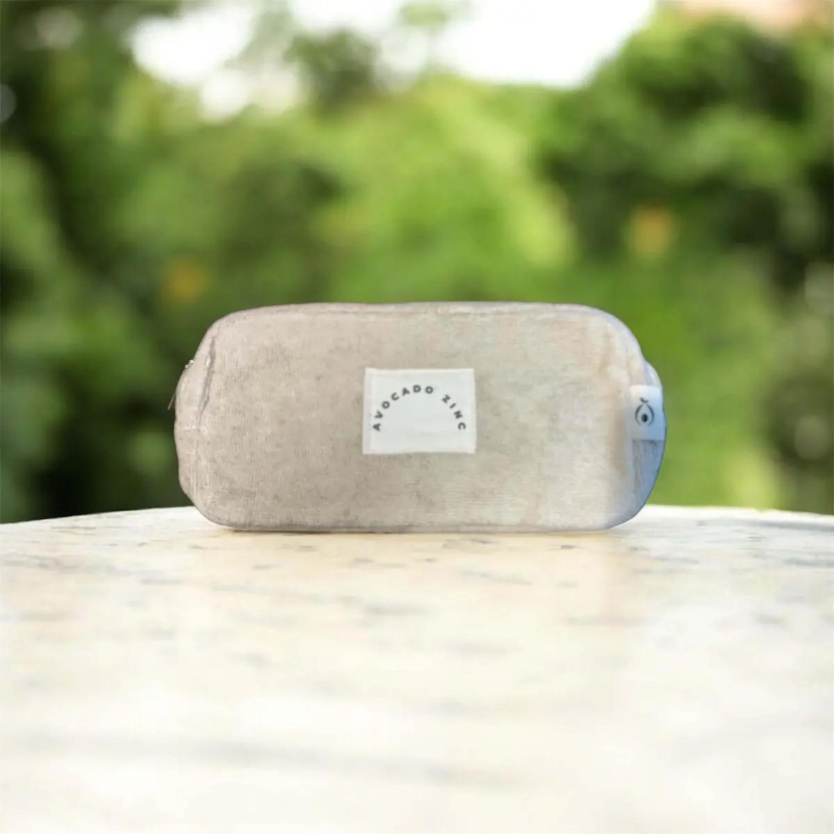 Terry Towelling Pouch - Avocado Zinc 1