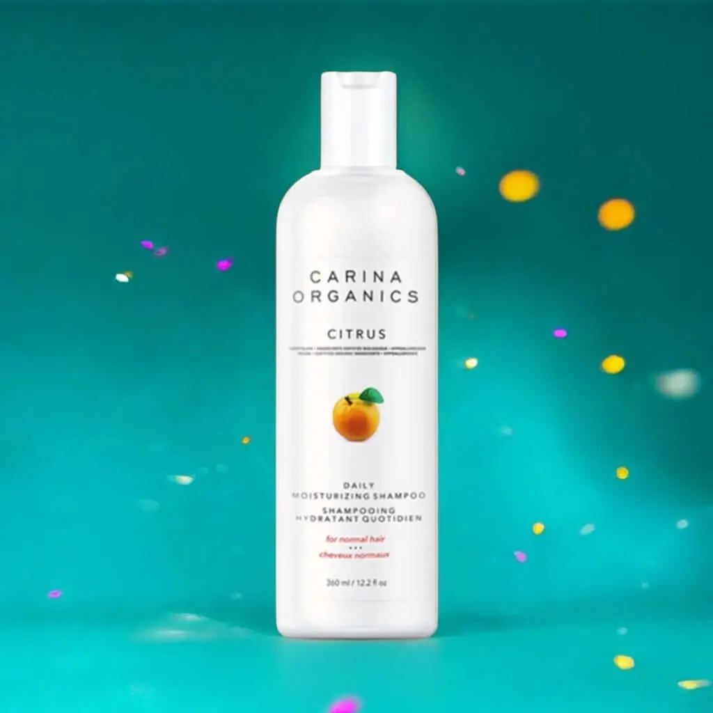 Citrus Daily Moisturising Shampoo 360Ml - Carina Organics 1