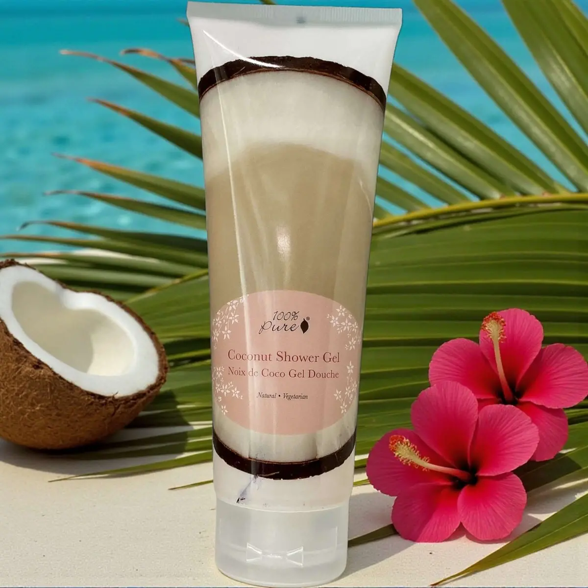 Coconut Shower Gel 237Ml - 100% Pure 1