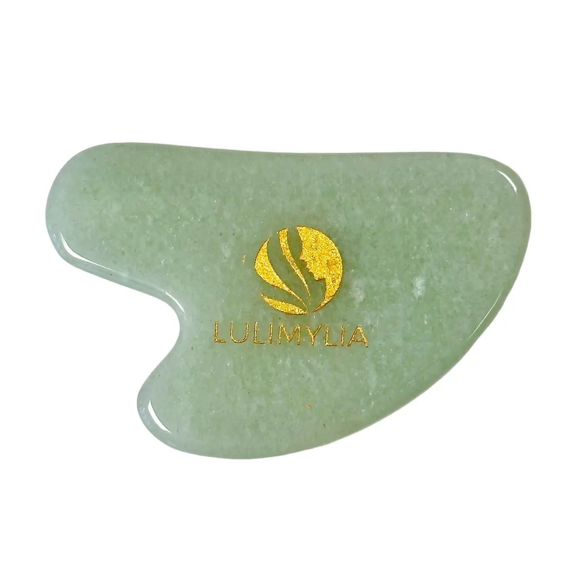 Gua Sha Anti-Imperfection Heart Lift - Green Aventurine 1