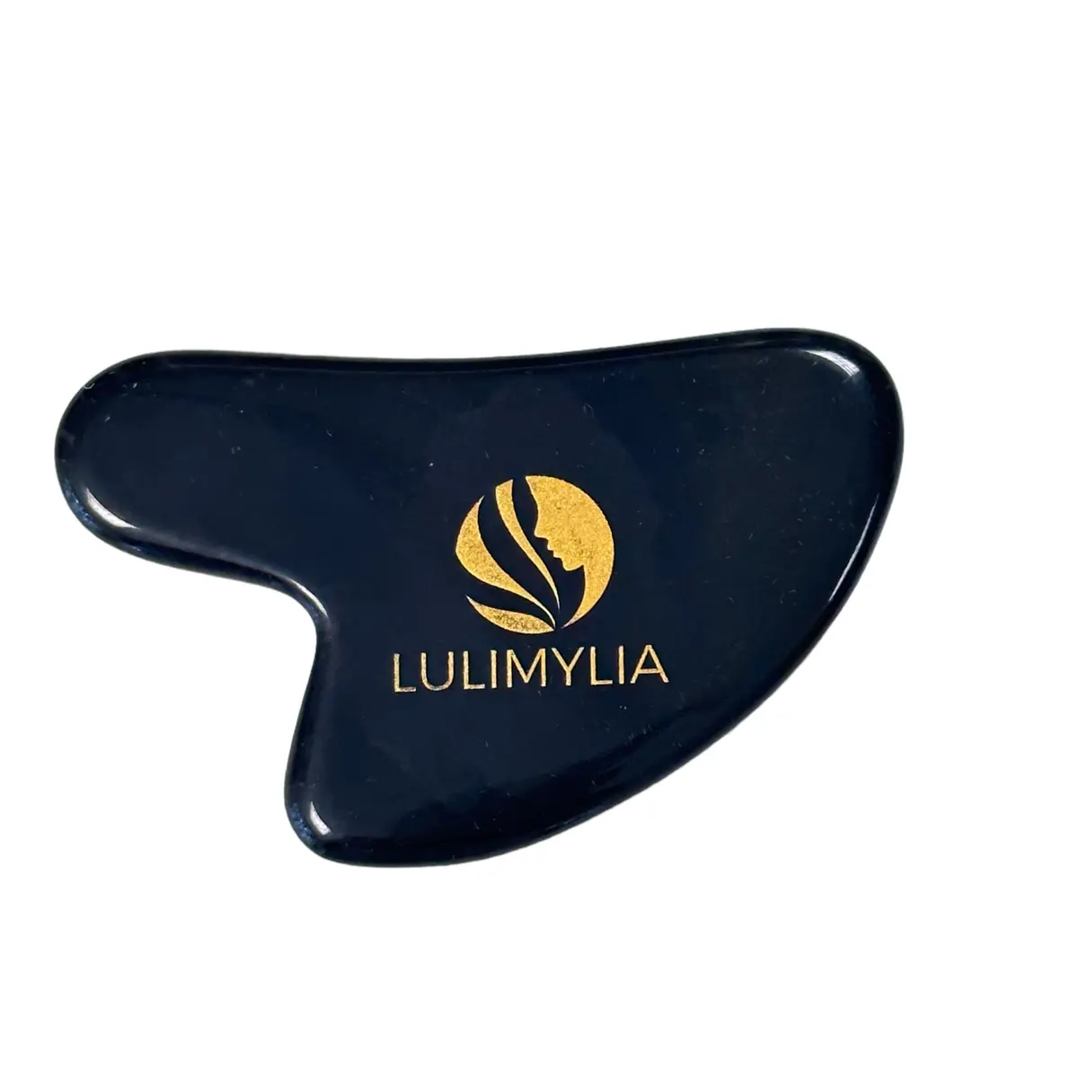 Gua Sha Lifting Anti-Inflammatory Heart - Black Obsidian 1