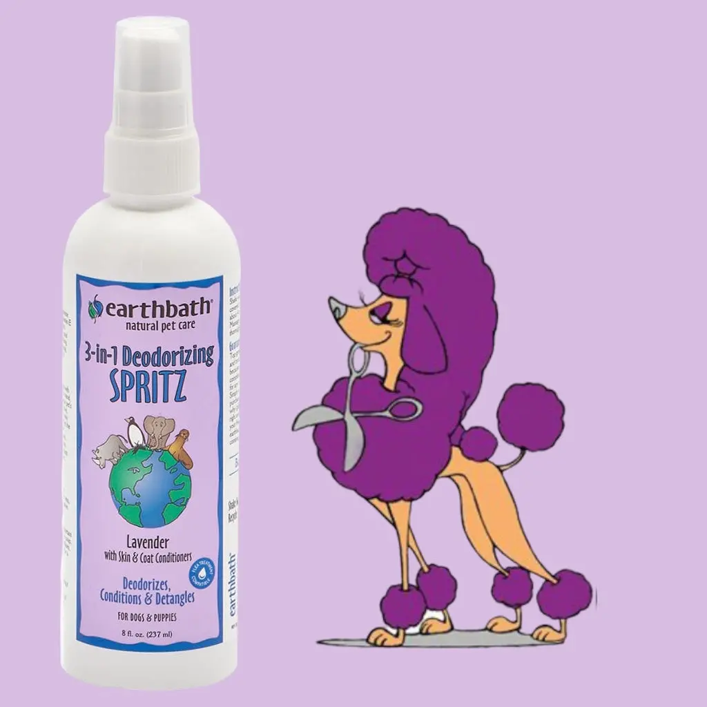 Dog Spritz Earthbath 3-In-1 Deodorizing - Lavender 237Ml 1