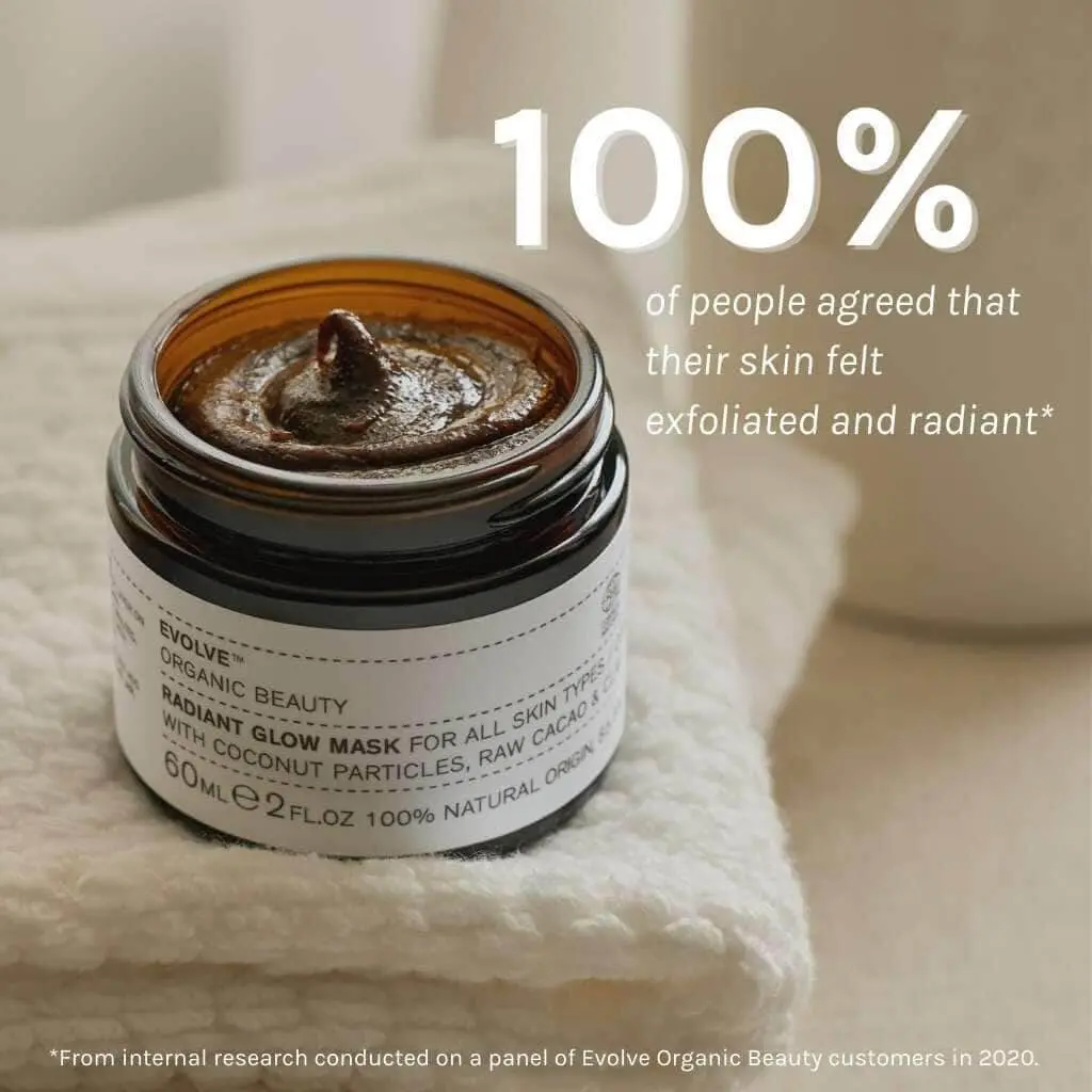 Radiant Glow 2-In-1 Mask Scrub - Evolve Organic Beauty 2