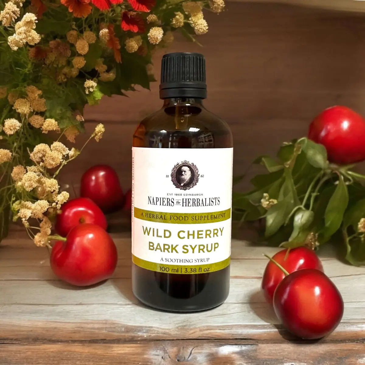 Napiers Wild Cherry Bark Syrup 1