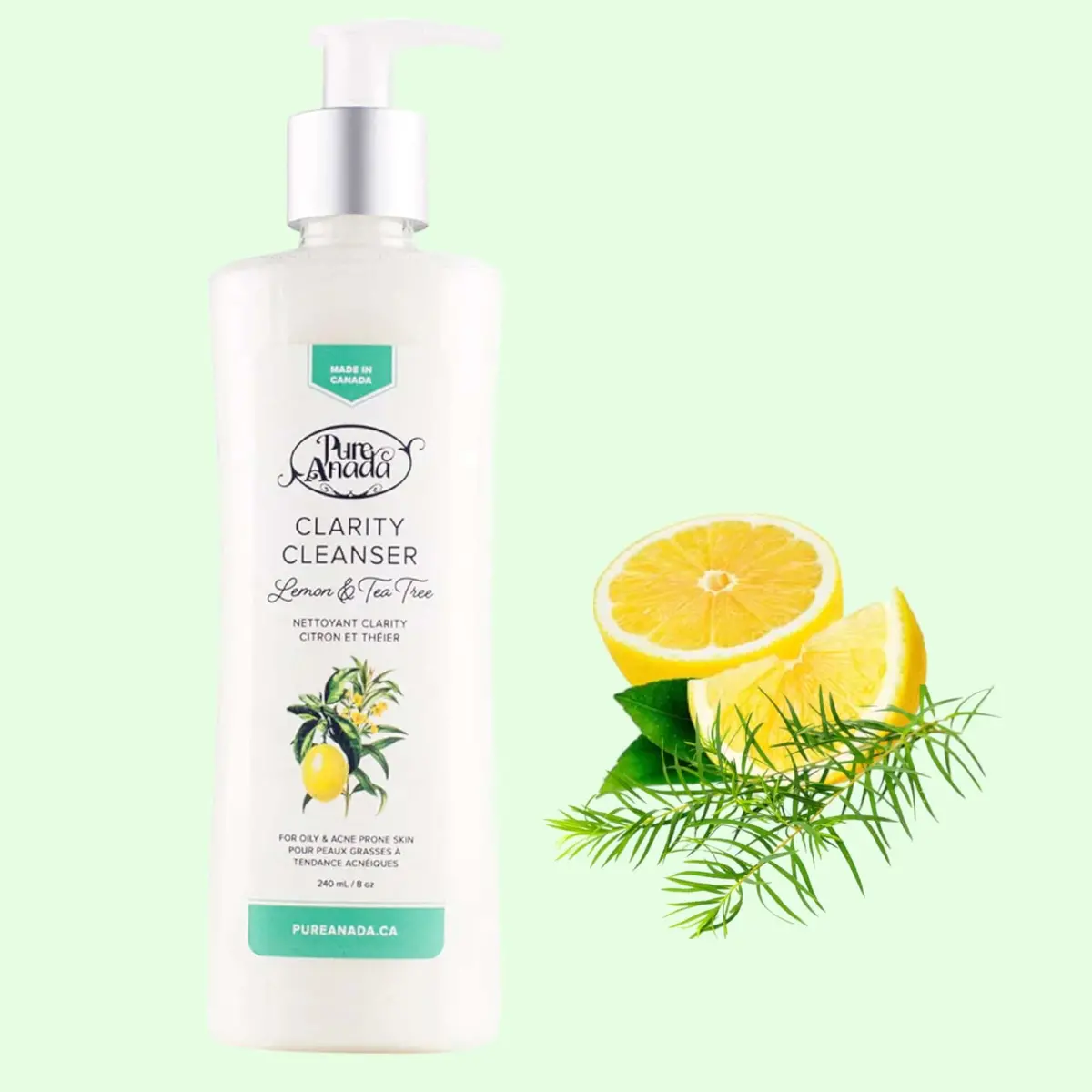 Natural Clarity Cleanser Lemon & Tea Tree 240Ml - Pure Anada 1