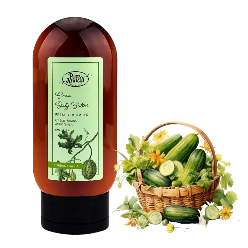 Fresh Cucumber Natural Cocoa Body Butter 125Ml - Pure Anada 1