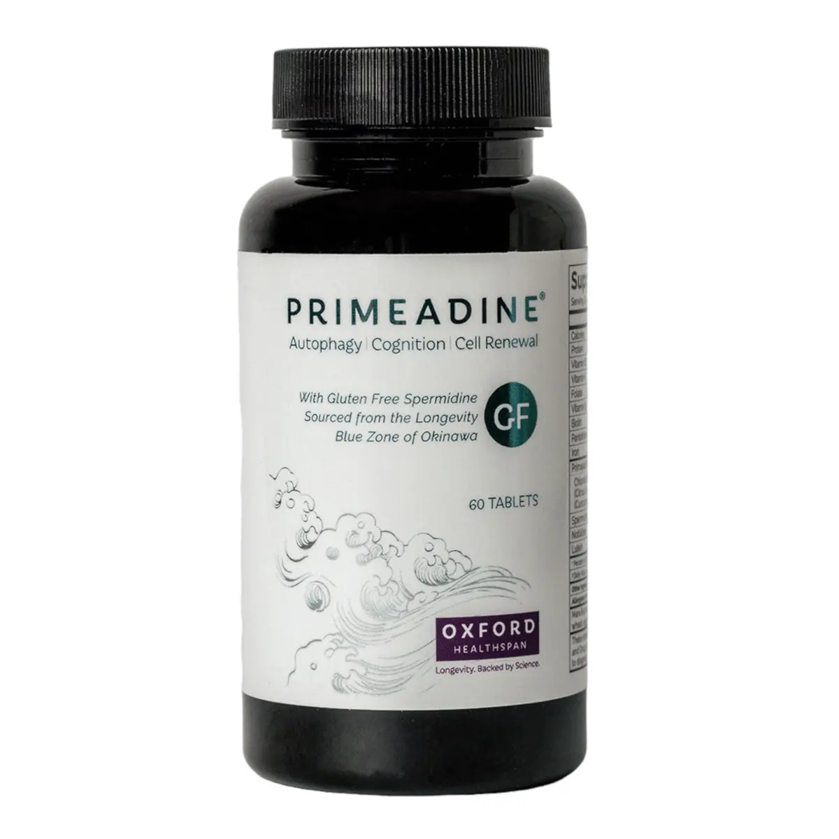 Primeadine® Gluten Free Spermidine Supplement - Oxford Healthspan 1