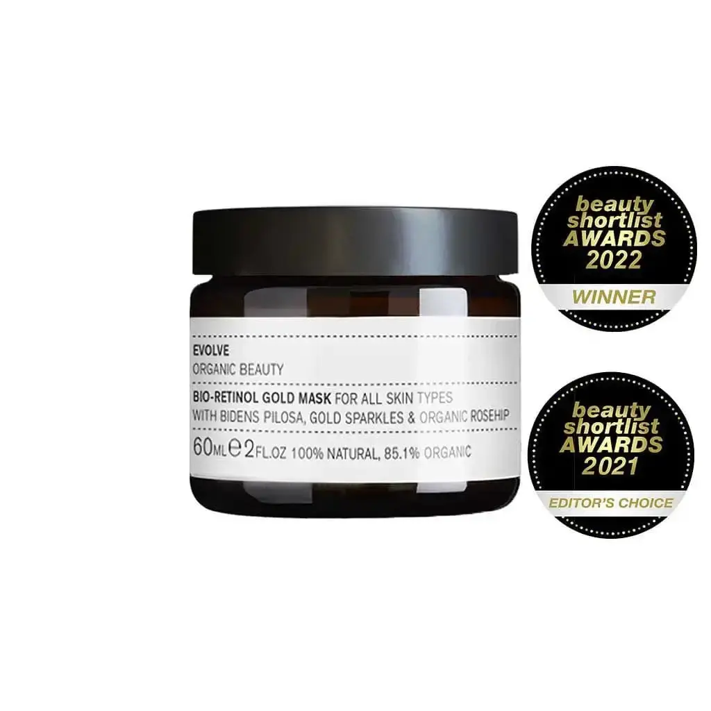 Bio-Retinol Gold Face Mask - Evolve Organic Beauty 1