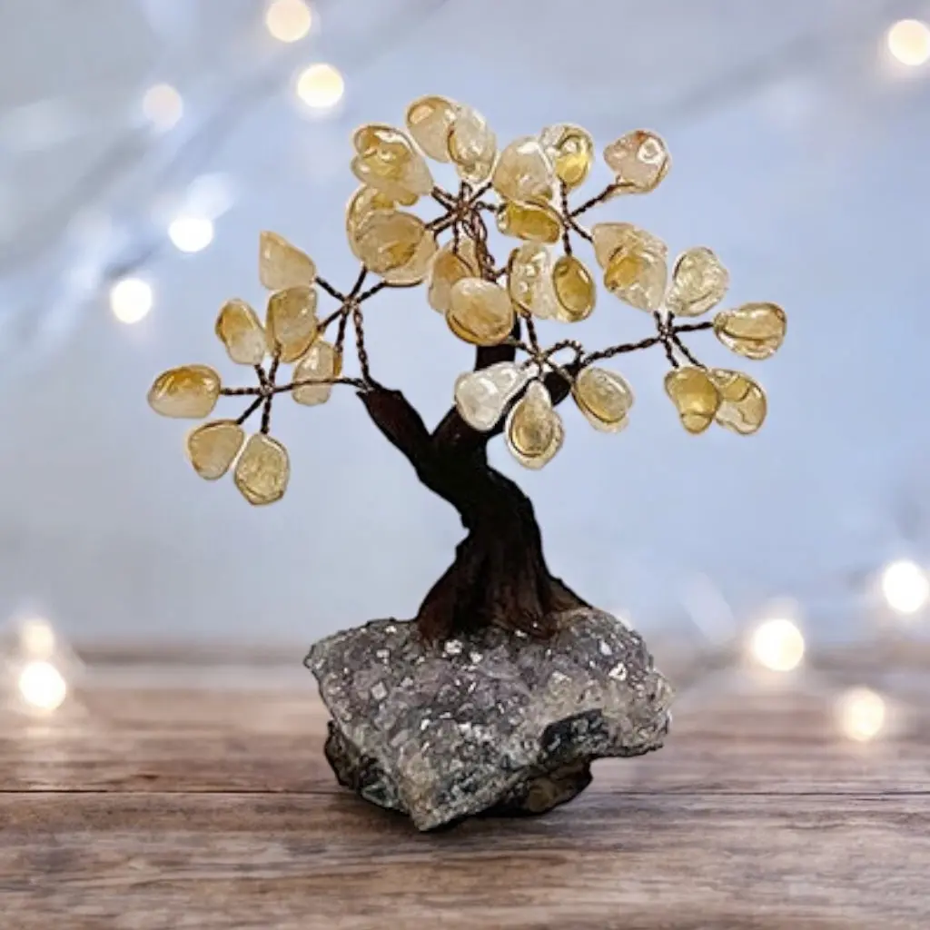 Citrine Gemstone Tree 5" - Handmade By Brazil Gems 1