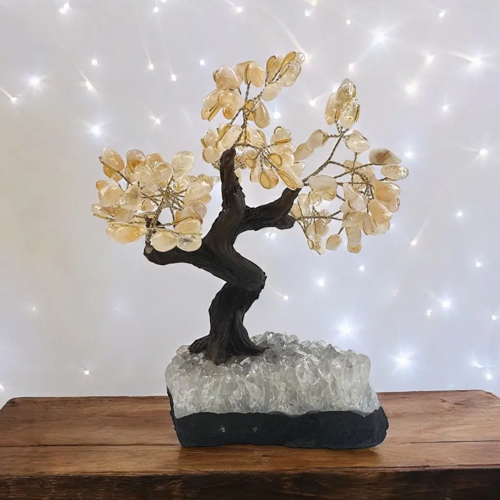 Citrine Gemstone Tree 9" - Handmade By Brazil Gems 1