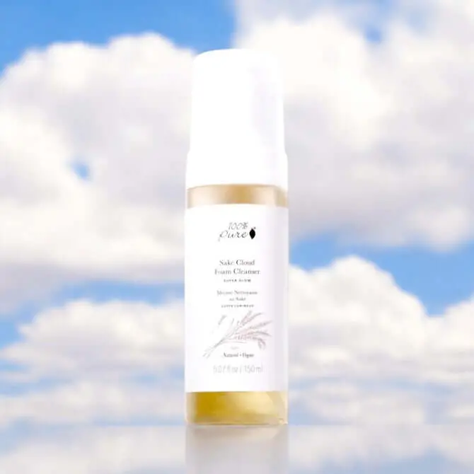 Sake Cloud Foam Cleanser - 100% Pure 1