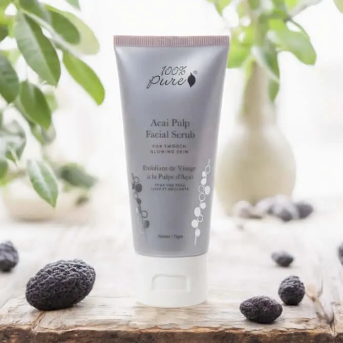 Acai Pulp Facial Scrub - 100% Pure 1