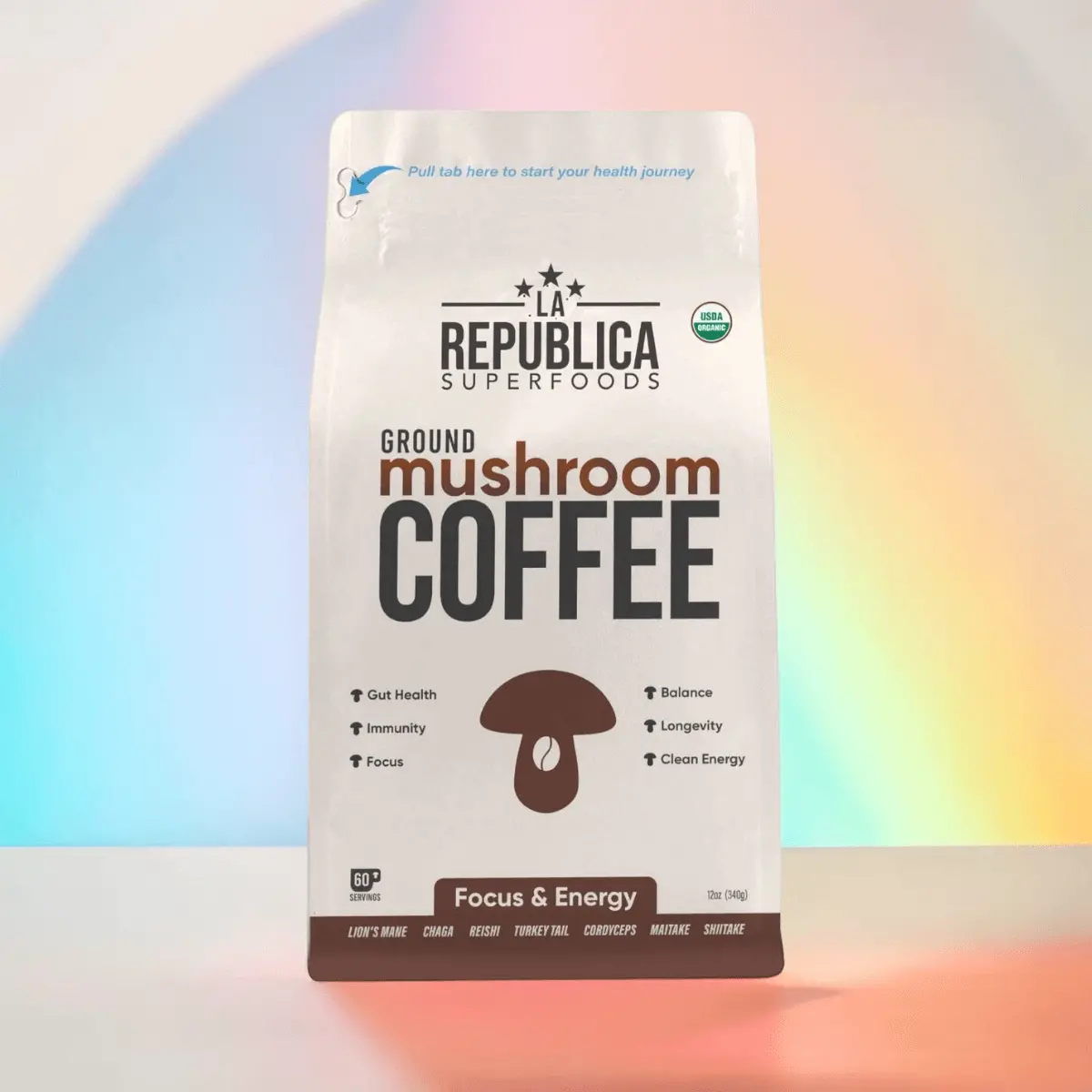 Brazilian Ground Mushroom Coffee - La Republica 1