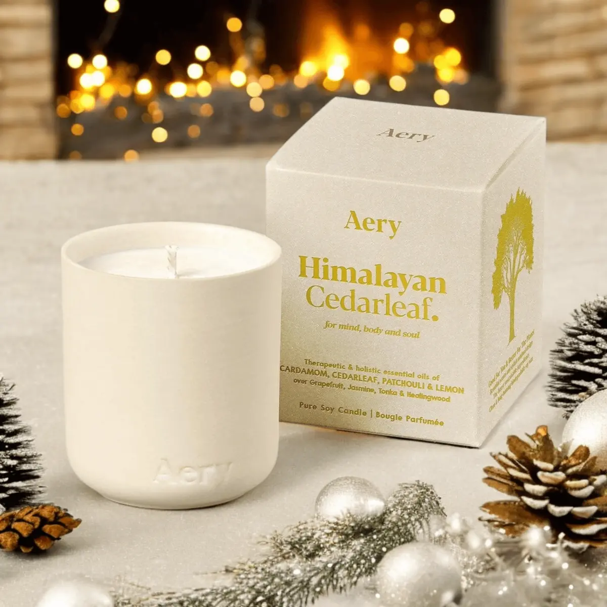 Himalayan Cedarleaf Votive Candle - Aery Living 1
