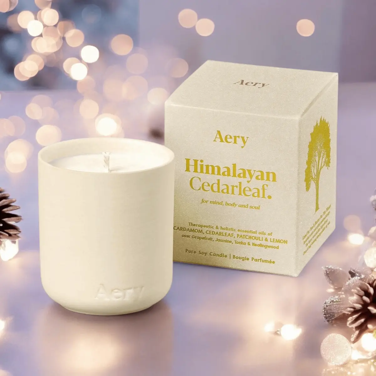 Himalayan Cedarleaf Votive Candle - Aery Living 2