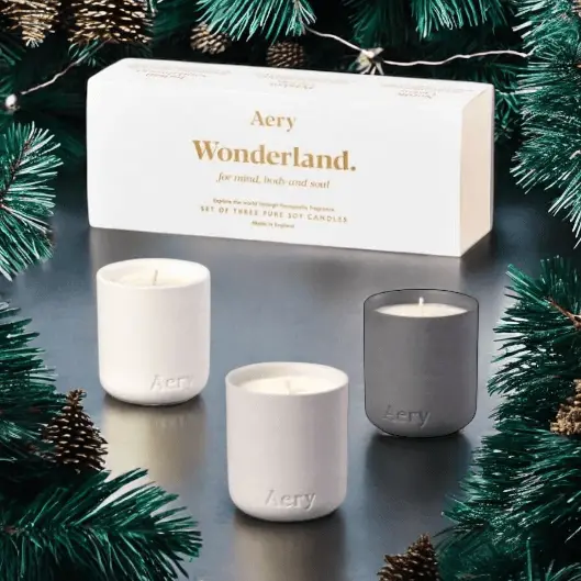 Wonderland Set Of Three Votive Candles 1