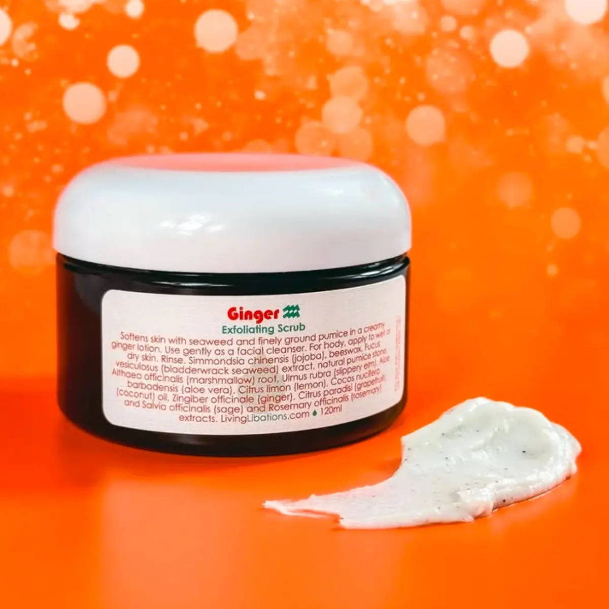 Ginger Exfoliating Scrub 120Ml - Living Libations 1