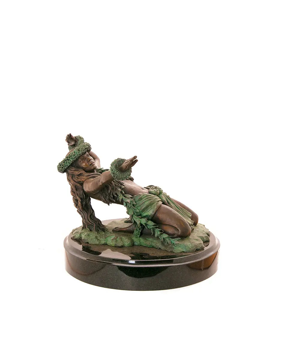 Bronze Sculpture "Ka Leo O Haukani'" 2