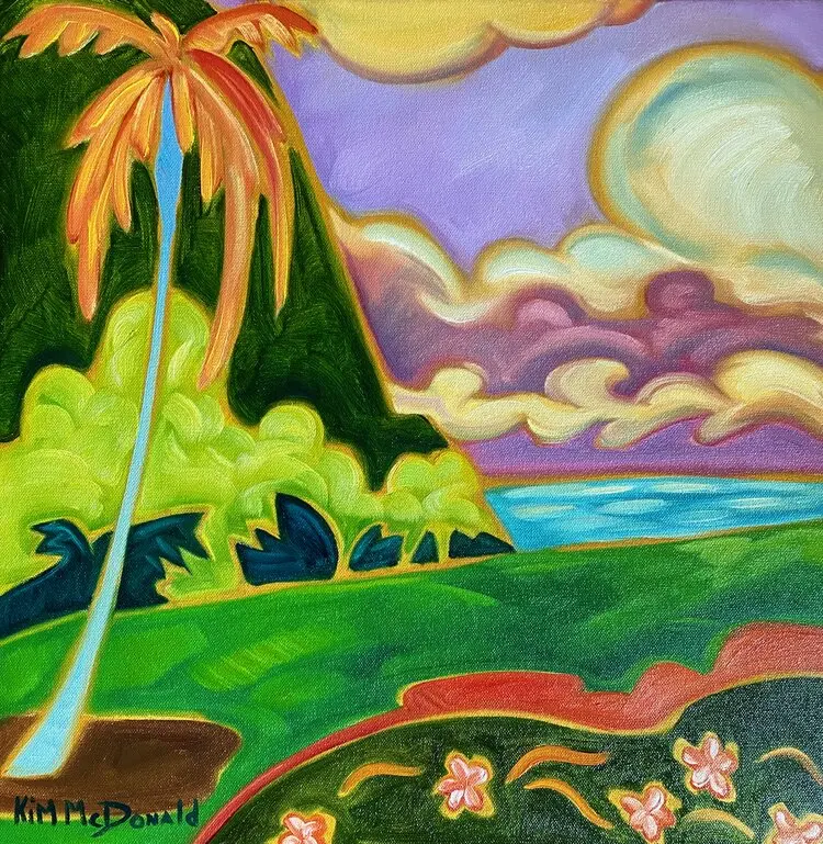 Original Painting: Waters View By Kim Mcdonald 1