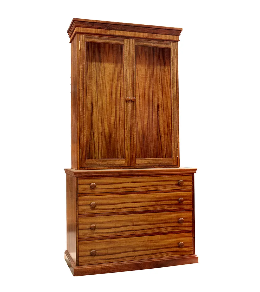 Heritage China Hutch With One Pair Of Double Doors 2