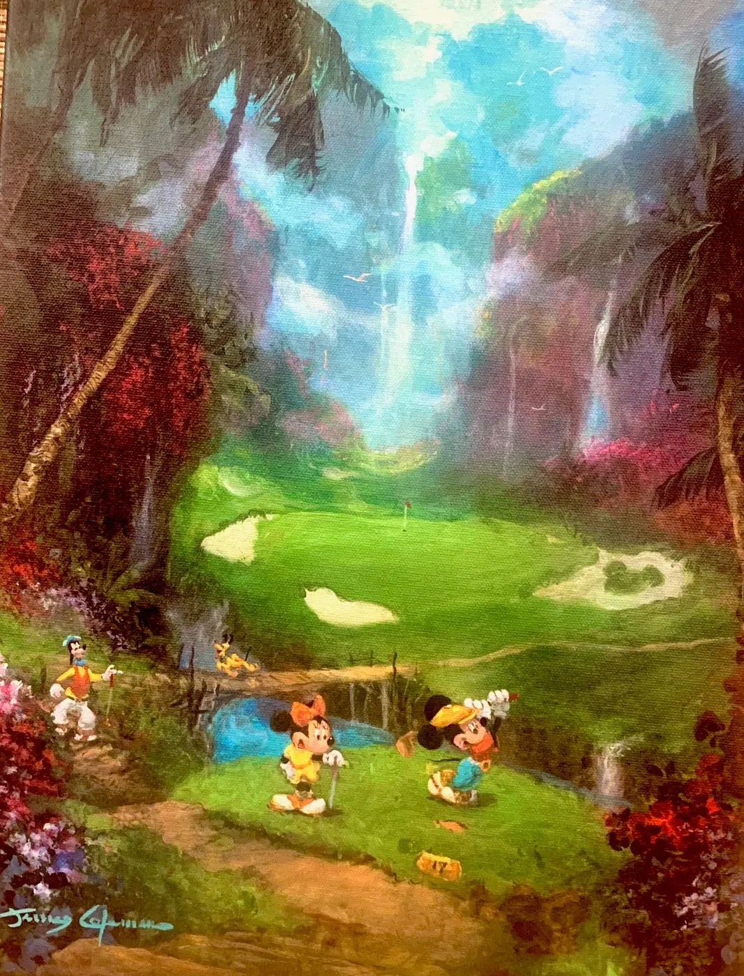 17Th Tee In Paradise By James Coleman 1