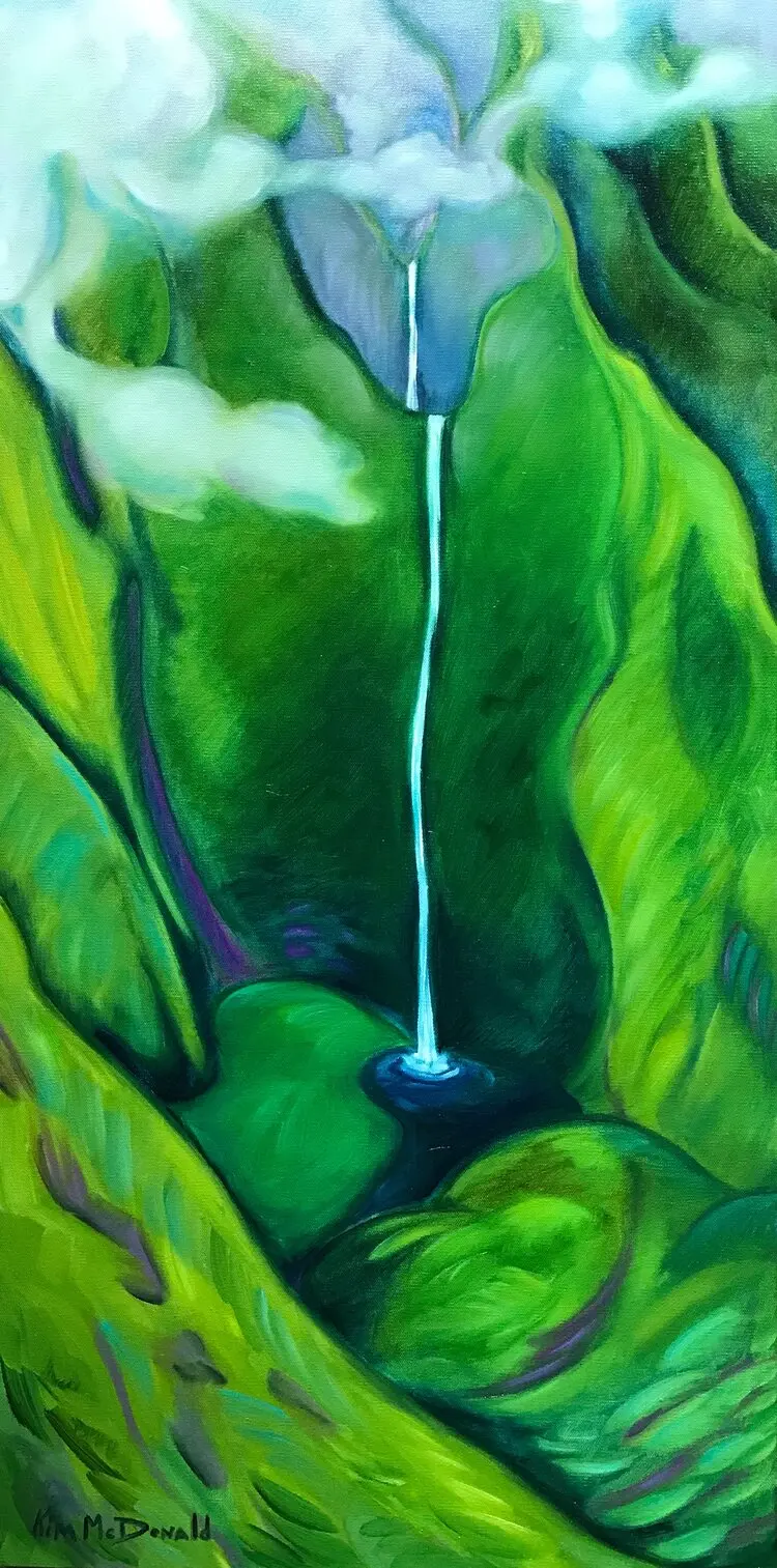 Original Painting: Blessings From Heaven By Kim Mcdonald 1