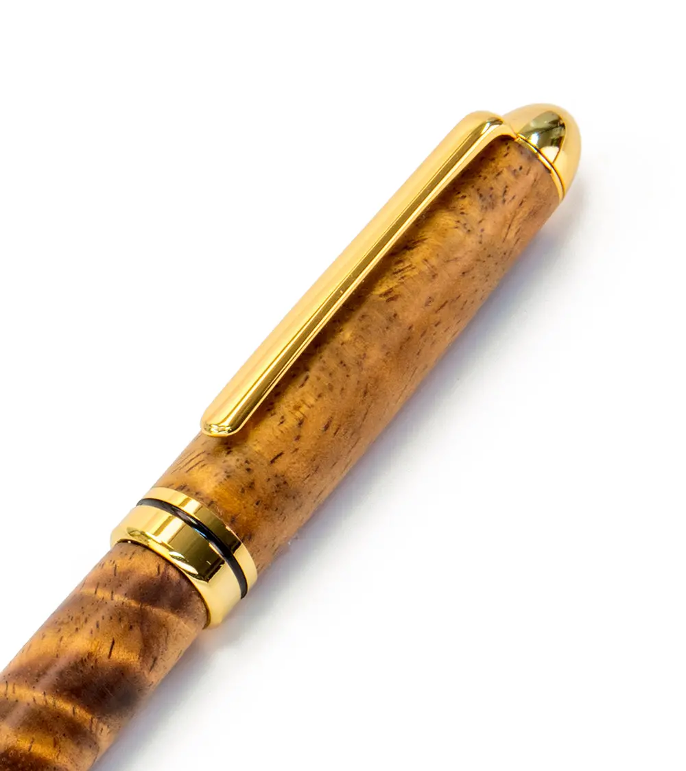 Koa Designer Gold Pen 1