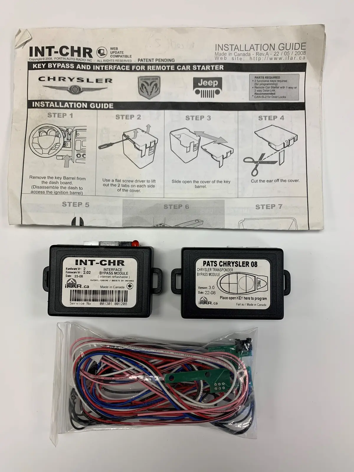 Fortin Int-Chr - Chrysler Interface Kit 1