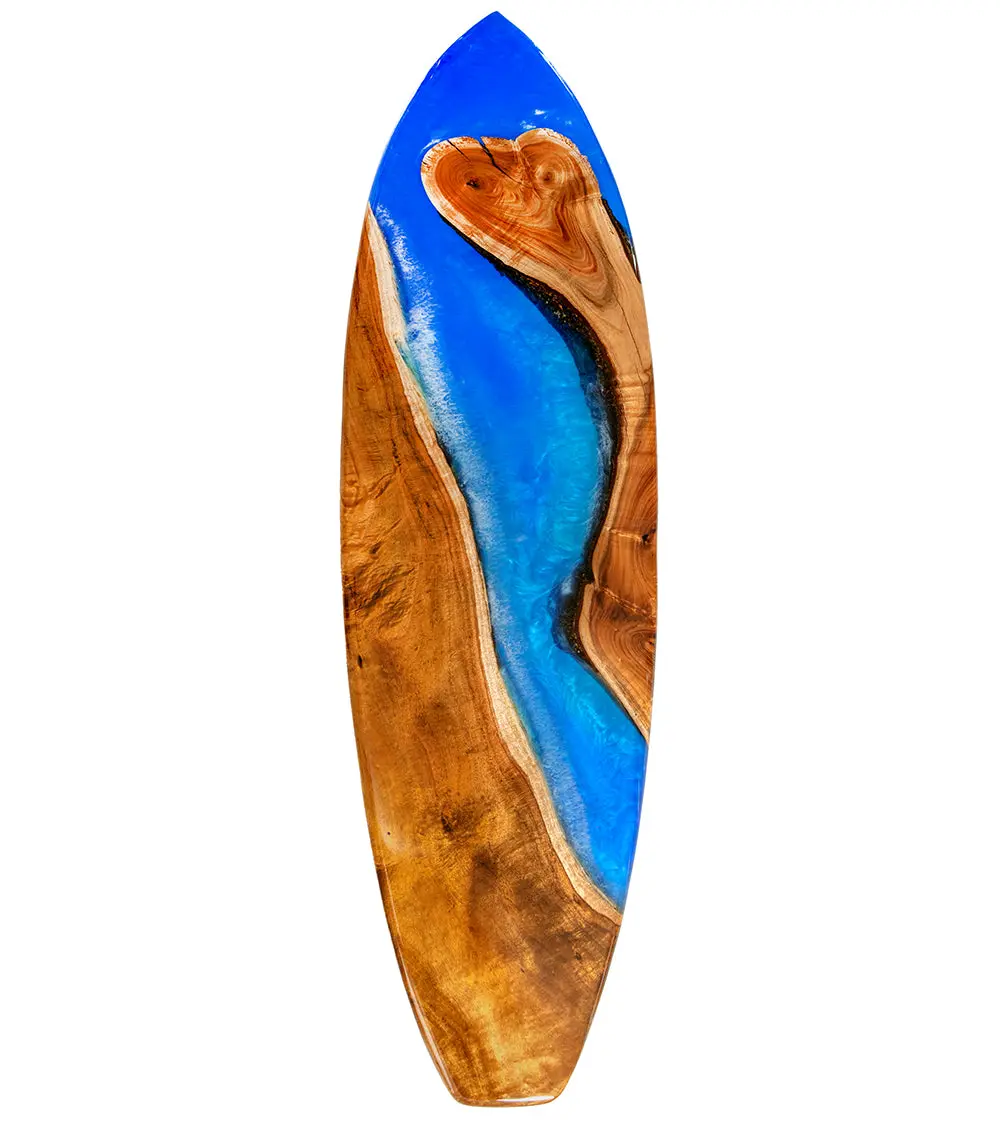 Koa/Resin 72" Surfboard #313 By S. Isaac Anderson 1