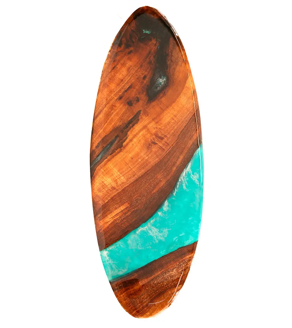 Koa/Resin 30" Surfboard #104 By S. Isaac Anderson 1