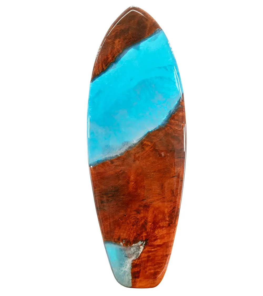 Koa/Resin 30" Surfboard #110 By S. Isaac Anderson 1