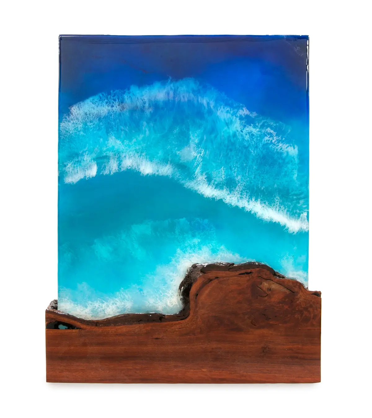 Lychee/Resin Wall Art "Makapu'u Point" By S. Isaac Anderson 1