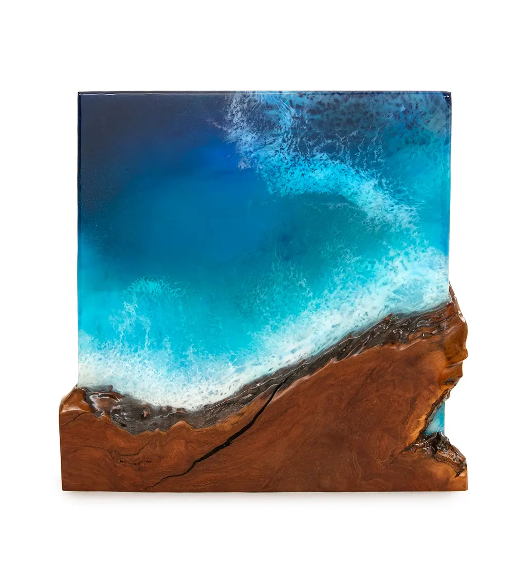 Lychee/Resin Wall Art "Makaha Summer" By S. Isaac Anderson 1
