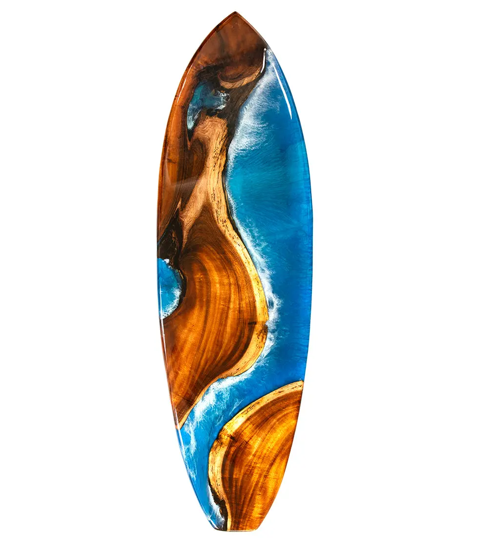 Koa/Resin 72" Surfboard #314 By S. Isaac Anderson 1