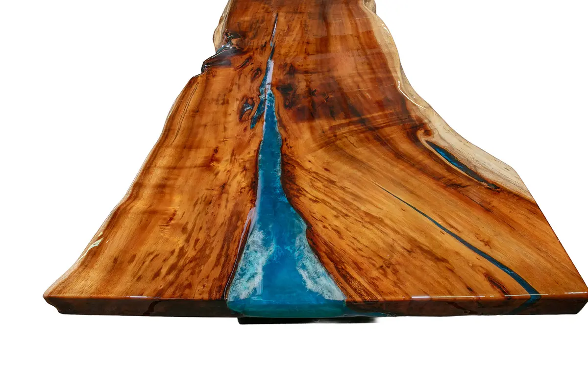 Koa Slab Table With Resin By S. Isaac Anderson 1