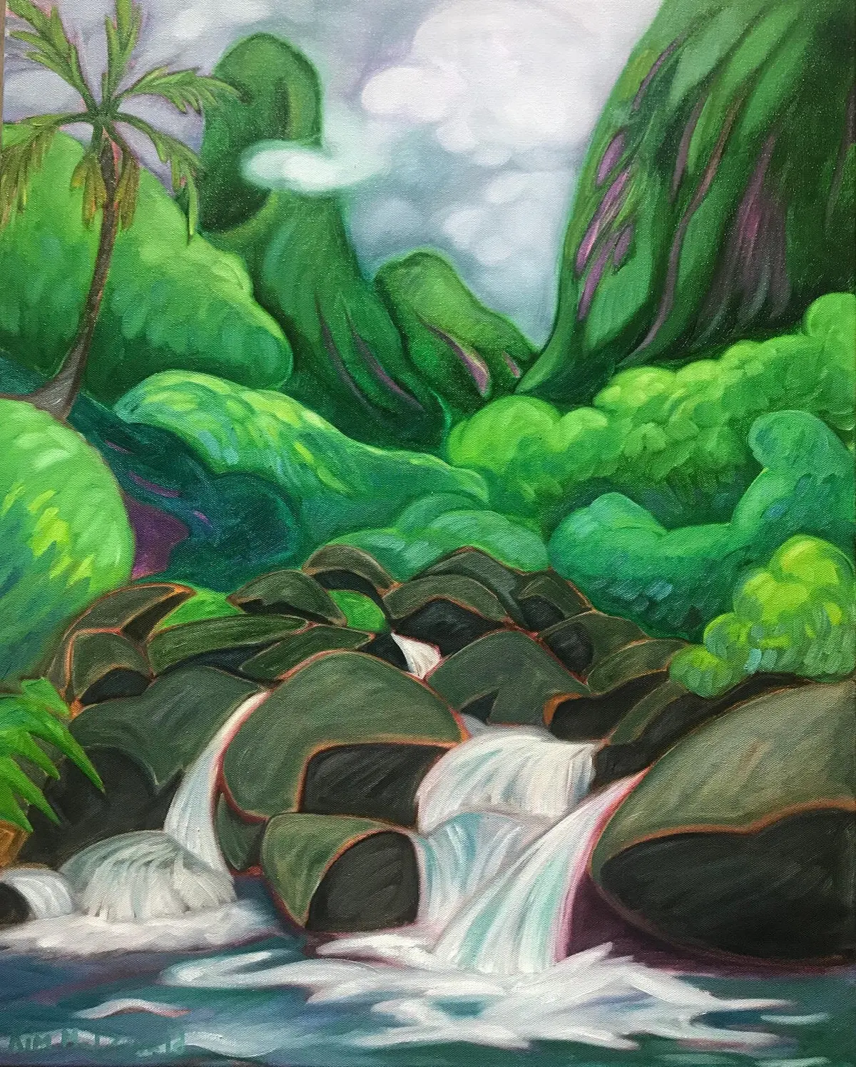 Iao Valley River Run By Kim Mcdonald 1
