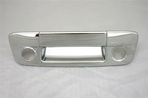 Putco 400503 Tailgate Handle Cover; Chrome Plated; Abs Plastic; With Tailgate Handle Trim; With Keyhole/With Backup Camera Hole 1