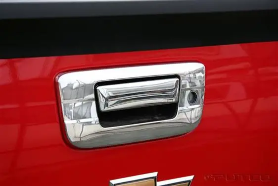 Putco 401090 Tailgate Handle Cover; Chrome Plated; Abs Plastic; With Tailgate Handle Trim; With Keyhole 1