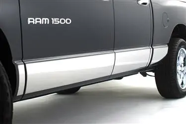 Willmore Mfg 751440 Rocker Panel Molding; Stainless Steel Rocker Panels; 12 Pieces; Polished; Stainless Steel; 5-1/2 Inch Width, 2007-13 Gmc 1