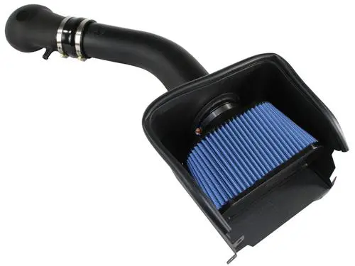 Advanced Flow Engineering 54-10112 Cold Air Intake; Magnum Force Stage 2; Black Plastic Tube; Blue Pro 5 R Filter; With Heat Shield Dodge Trucks 1