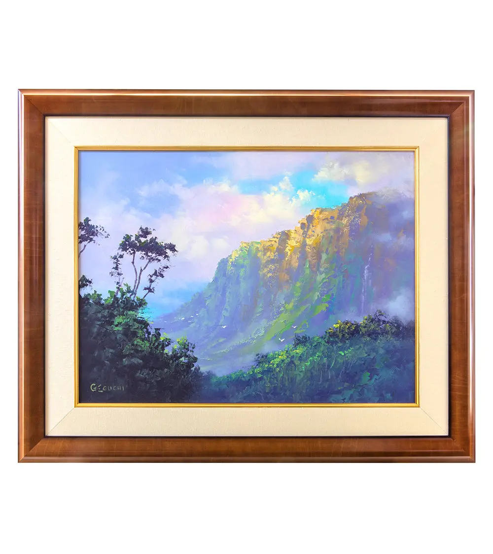 Original Painting: Into Sunlit Skies By George Eguchi 1